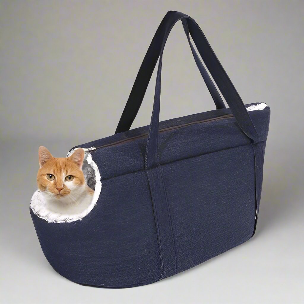 Sac de transport pour chat - Marine