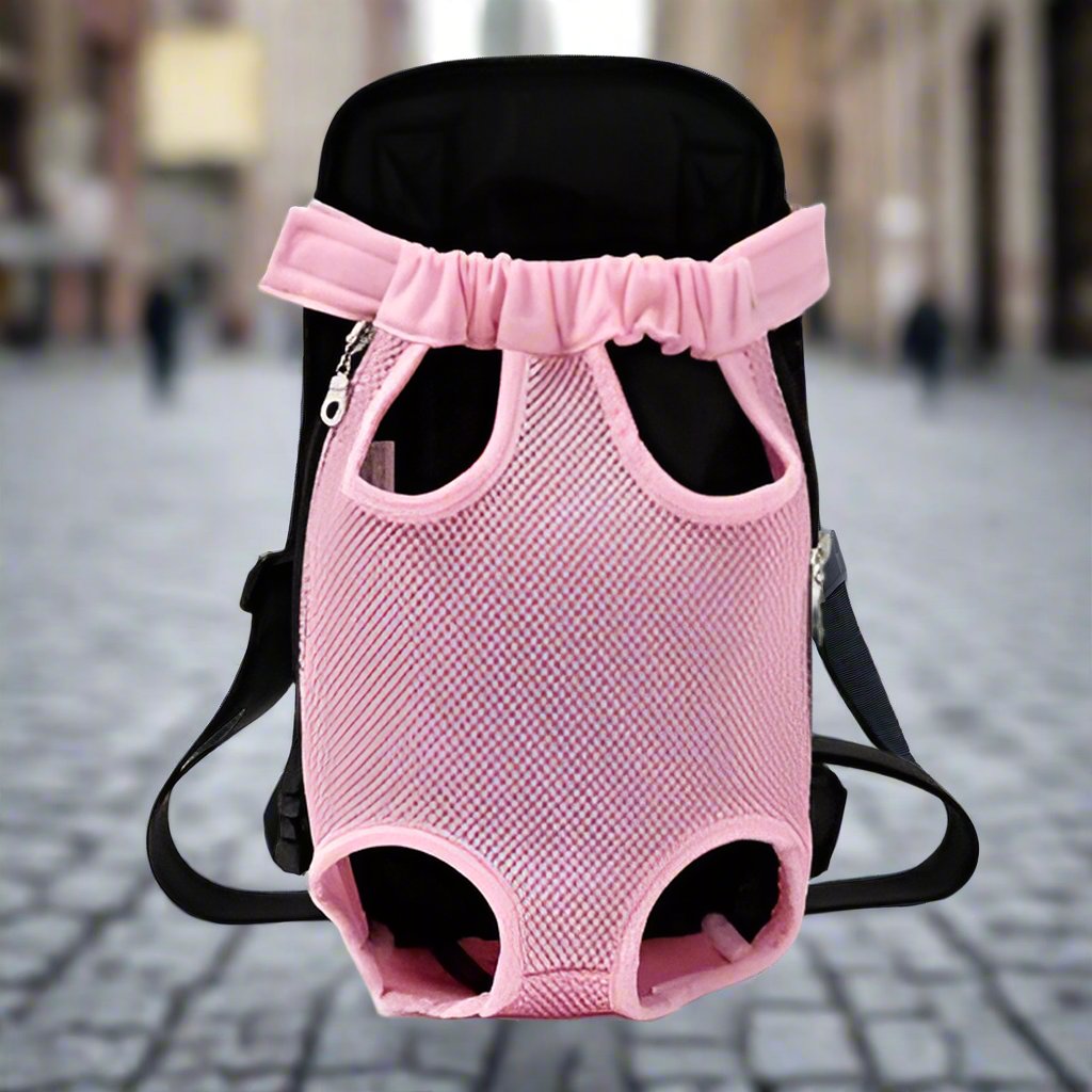 Sac Ă dos pour chat kangourou - Rose