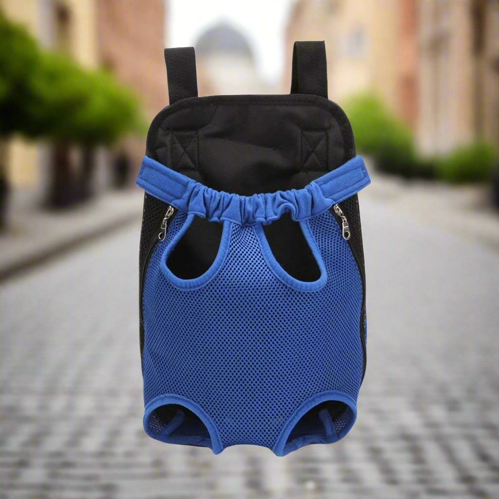 Sac à dos pour chat kangourou - Bleu