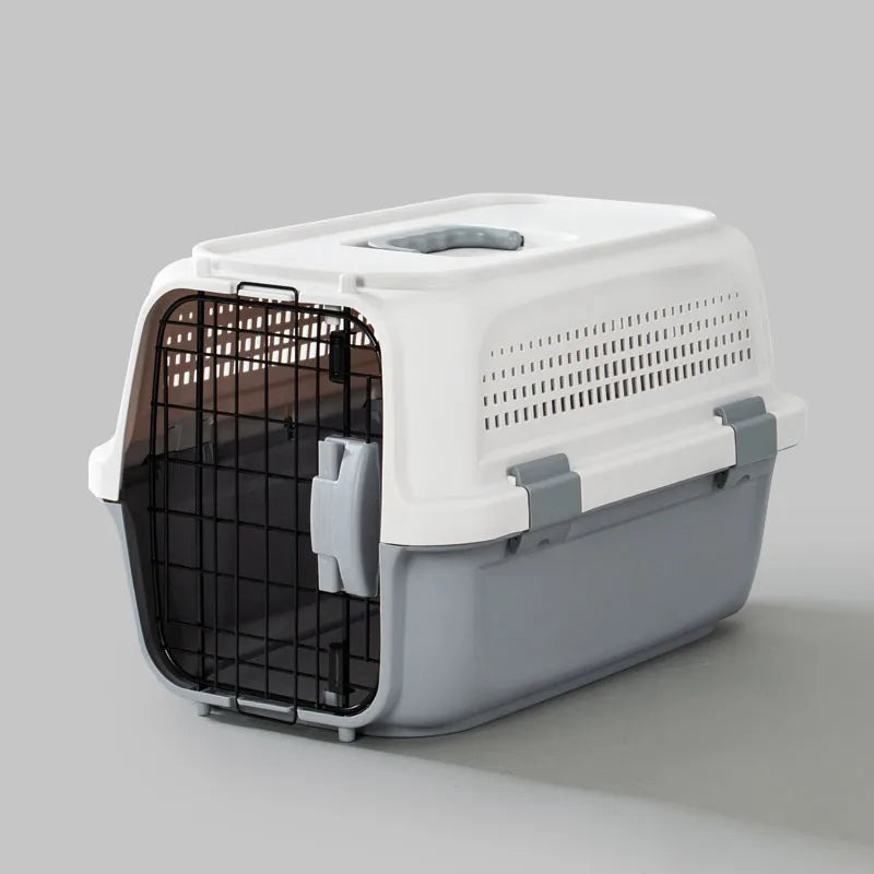 Cage de transport pour chat vert