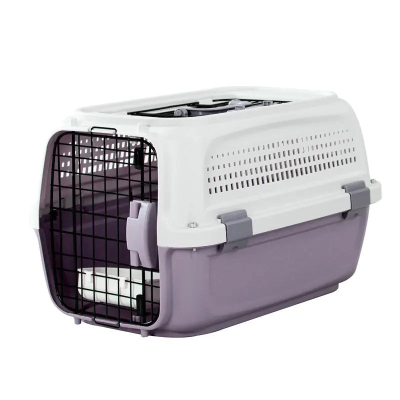 Cage de transport pour chat vert