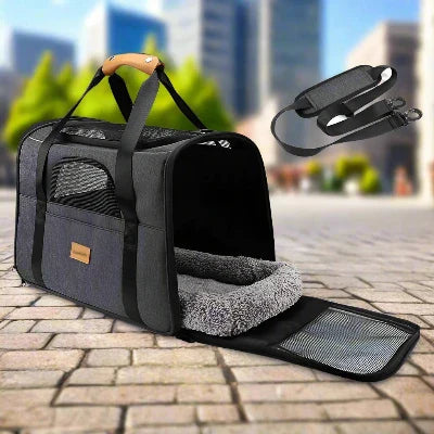 Sac de transport pour chat - Noir