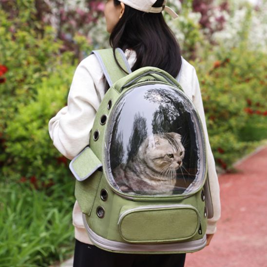 Sac de transport pour chat capsule spatiale