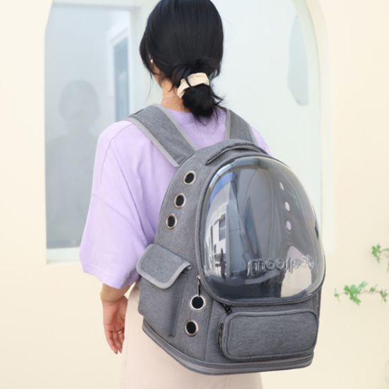 Sac de transport pour chat capsule spatiale