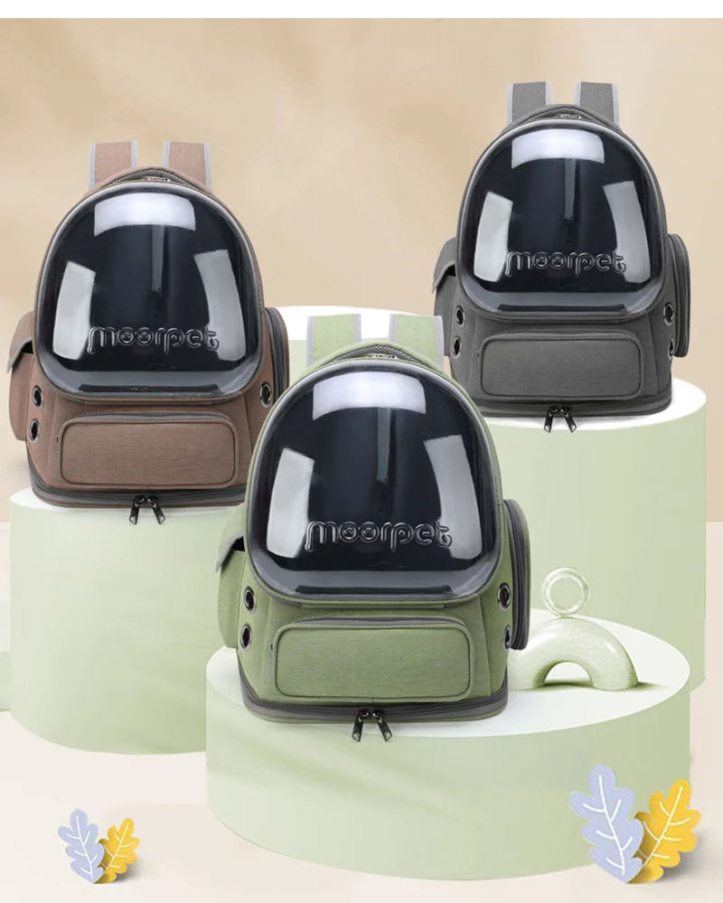 Sac de transport pour chat capsule spatiale