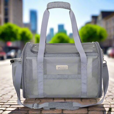 Sac de transport pour chat - Gris