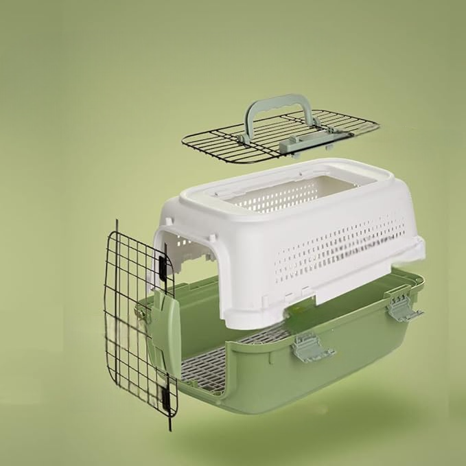 Cage de transport pour chat - Vert