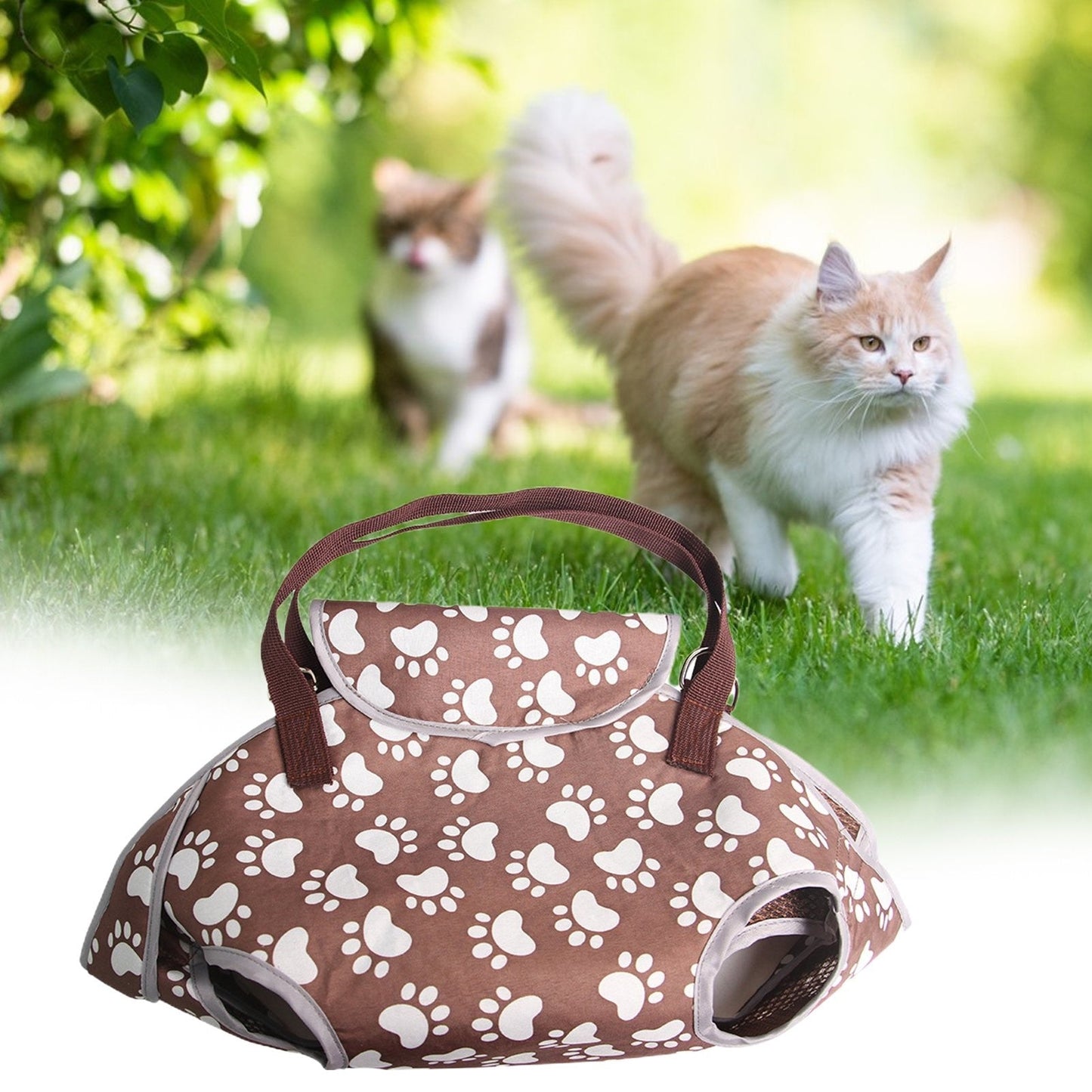 Sac de transport chat- Marron